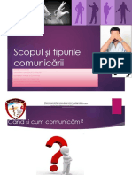  Scopul si tipurile  comunicarii