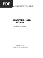 Cuneiform Luvian Lexicon-Vol02 PDF