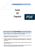 Cost of Capital