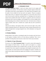 Payroll Management System Project Report | PDF | Payroll Tax | Payroll