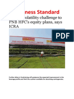 Market Volatility Challenge To PNB HFCs Equity Plans, Says ICRA