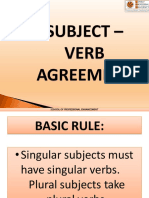 The Rules of Subject-Verb Agreement by G. Kaur PDF