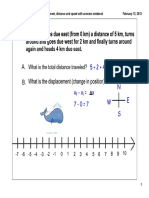 Force and Motion Displacement and Distance Practice Problems With Answers