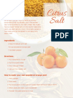 Citrus Salt Recipe
