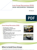 Focus Group Discussions (FGD)