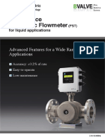 Spool Piece Ultrasonic Flowmeter: Vval Alve VE