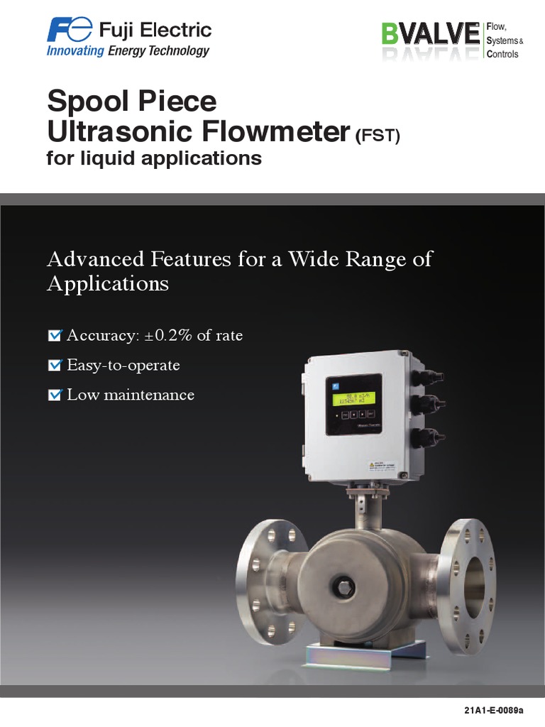 Ultrasonic Flowmeter for Liquids | PDF | Flow Measurement ...