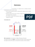 Electrolysis