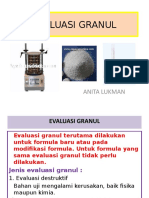 Evaluasi Granul