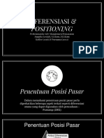Rangkuman Diferensiasi Dan Positioning PDF