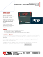 Sheen-Opac Opacity Reflectometer (310) : Ideally Suited For Quality Control Measurement