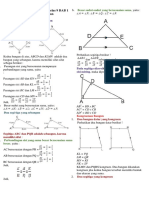 Materi Pelajaran Matematika Kelas 9 BAB 1 Kesebangunan Dan Kekongruenan PDF