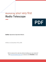 Building Your Very First Radio Telescope