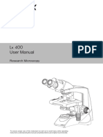 User Manual LX 400: Research Micros