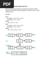 Cat2adding Two Polynomials Using Linked List