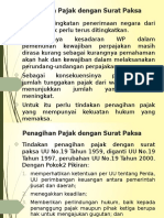 Penagihan Pajak Dengan Surat Paksa