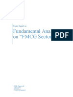 Fundamental Analysis On "FMCG Sector"