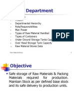 Raw Material Stores -Presentation