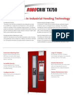 Crib TX750: A Breakthrough in Industrial Vending Technology