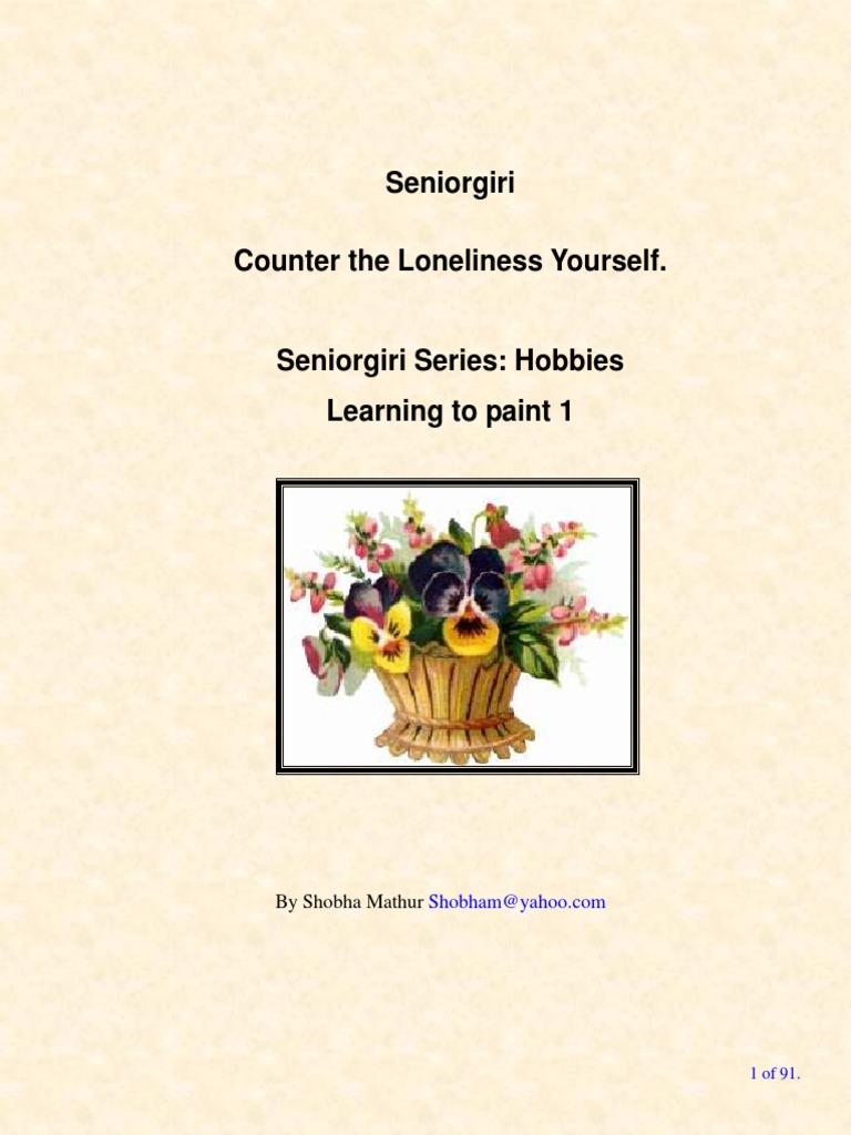 Painting Basics for Seniors | PDF | Canvas | Oil Painting