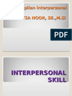 Pertemuan 1 - Pemahaman Tentang Interpersonal Skill