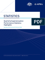 Quarterly Superannuation Performance Statistics Highlights December 2019