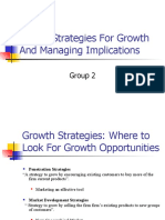 CH 14: Strategies For Growth and Managing Implications: Group 2