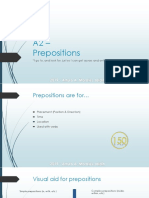 A2 - Prepositions