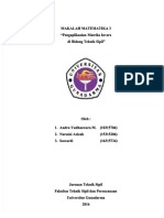 Tugas Makal Invers Matrik Matematika 3, Kelompok 3 PDF