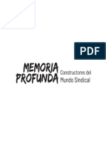 Memoria Profunda - Constructores Del Mundo Sindical PDF