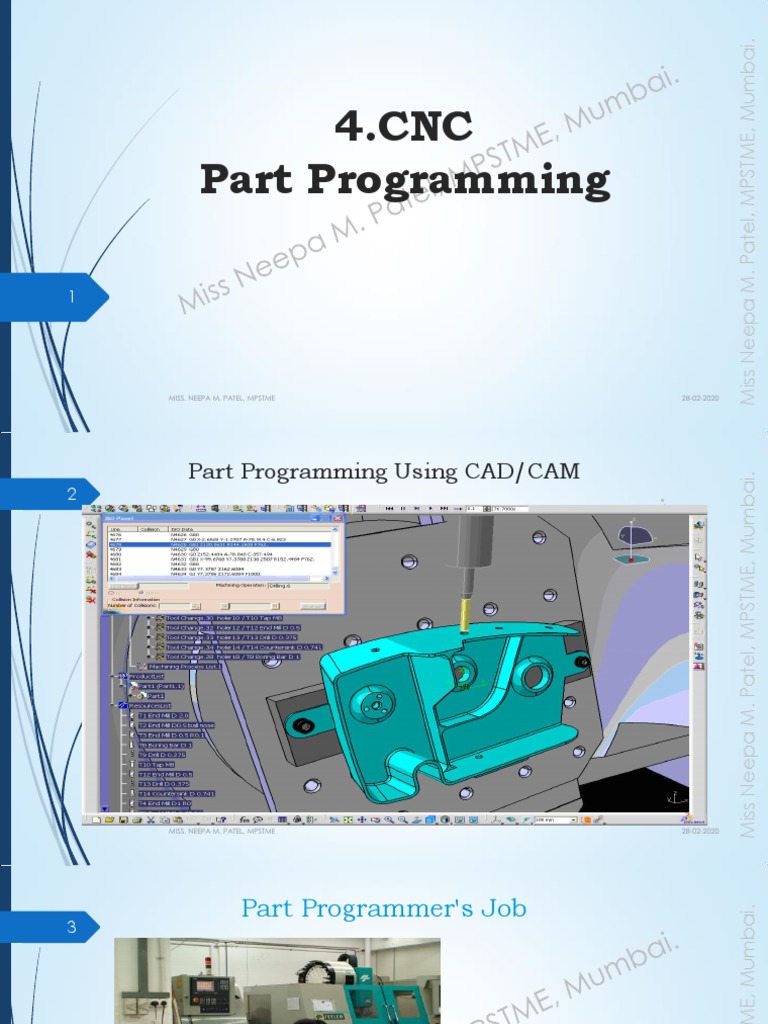 CNC Part Programming PDF Numerical Control Machining Cnc part programming pdf numerical control machining