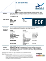 Product Datasheet: BU Powder Coatings