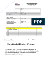 Earn Goodwill Project Write Up