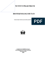 Penuntun Praktikum Biotek Hutan 2020 PDF