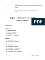 CH1 - Leçon 1 - Initiation Sur L'audit