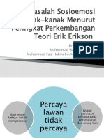 Masalah Sosioemosi Kanak-Kanak Menurut Peringkat Perkembangan Teori