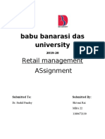 Product & Brand Mgt. Assignment