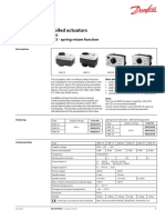 Modulating Controlled Actuators: Data Sheet