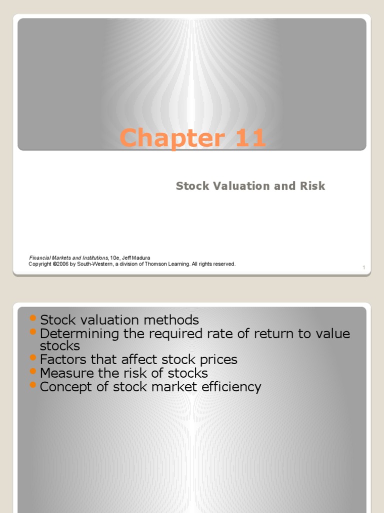 05 Valuing Stocks and Assesing Risk - YPS | PDF | Stock Valuation ...