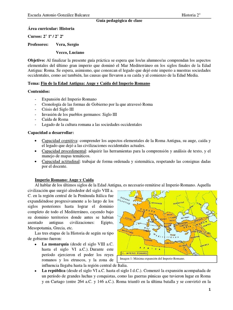 Auge y Caída del Imperio Romano | PDF | imperio Romano | Roma antigua