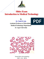 Slides Exam - Introduction To Medical Technology