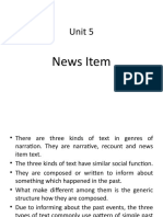 Unit 5 (News Item)
