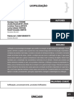 Liofilização: processo de secagem por sublimação