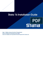 Stata 16 Installation Guide: Step 1: Obtain A License From The IT-department