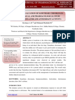 Preclinical Evaluation of Samuthara Chooranam - Toxicological and Pharmacological Study (Immunomodulator and Antioxidant Activity)