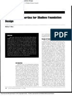 RMR Rock Properties For Shallow Foundation Design PDF