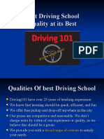Best Driving School Quality at Its Best