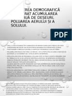 Creșterea Demografică A Generat Acumularea Continuă de Deșeuri