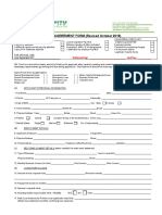Loan Application and Agreement Form (Revised October 2018)