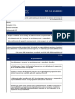 NIA 210 Acuerdo de Los Términos Del Encargado de Auditoría